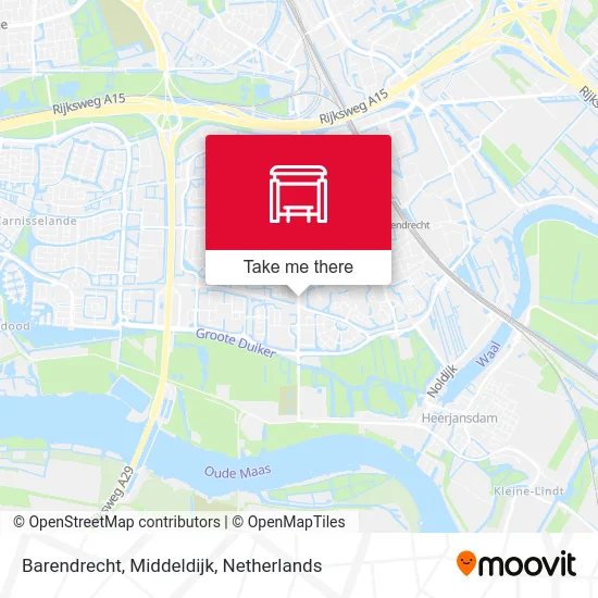 Barendrecht, Middeldijk map