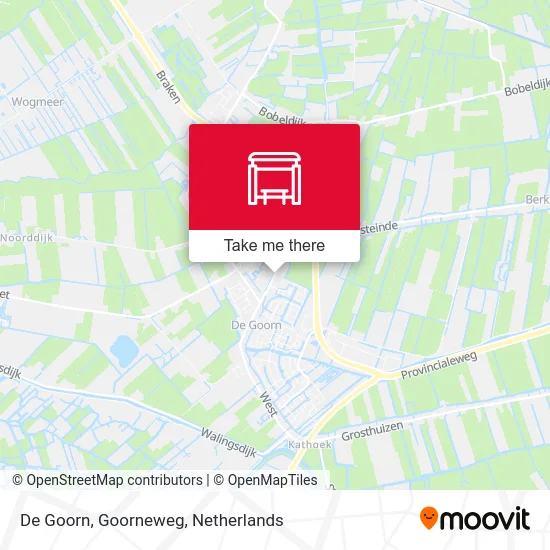 De Goorn, Goorneweg map