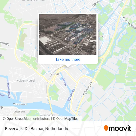 Beverwijk, De Bazaar map