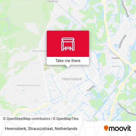 Heemskerk, Strauszstraat map