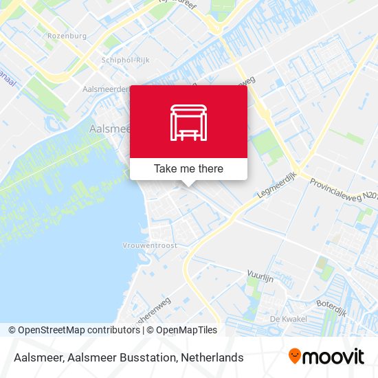 Aalsmeer, Aalsmeer Busstation map