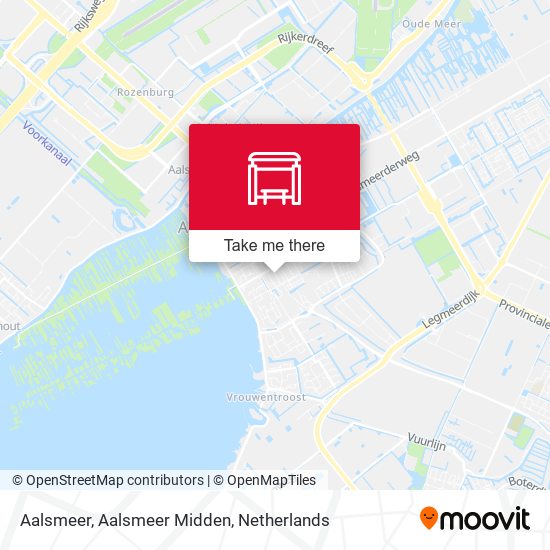 Aalsmeer, Aalsmeer Midden Karte