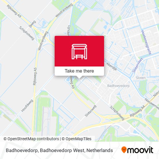 Badhoevedorp, Badhoevedorp West Karte