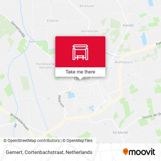 Gemert, Cortenbachstraat map