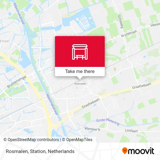 Rosmalen, Station map