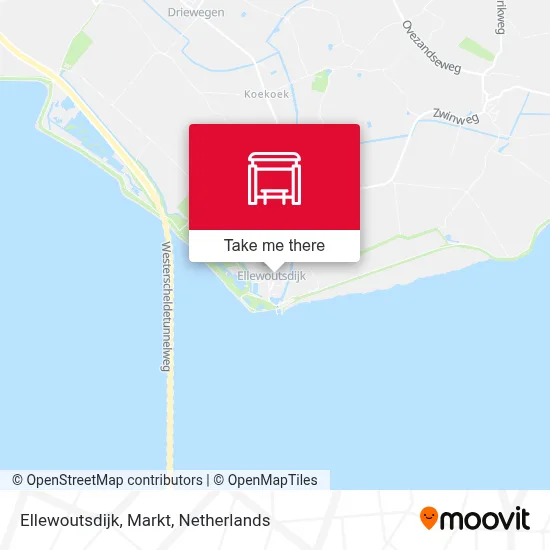 Ellewoutsdijk, Markt map