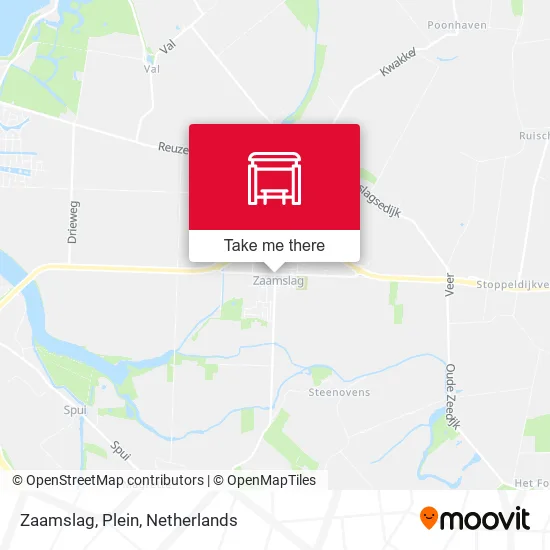 Zaamslag, Plein map