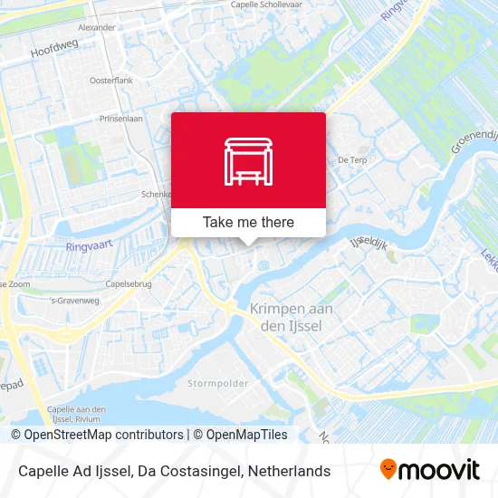 Capelle Ad Ijssel, Da Costasingel map