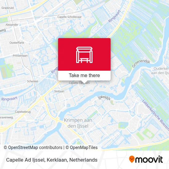 Capelle Ad Ijssel, Kerklaan map