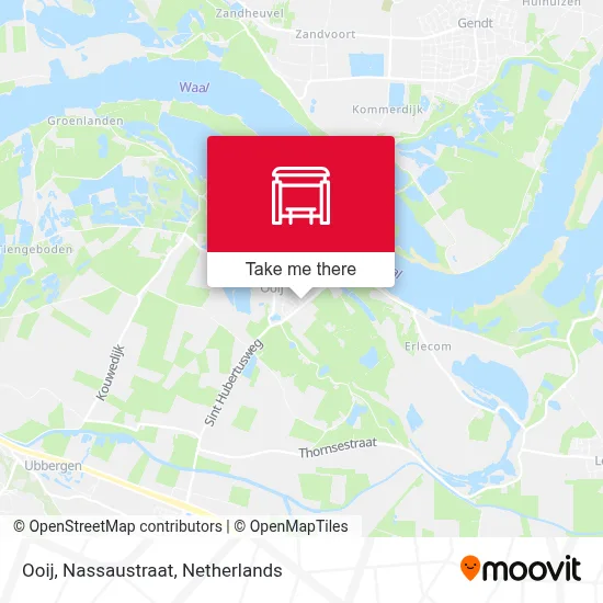 Ooij, Nassaustraat map
