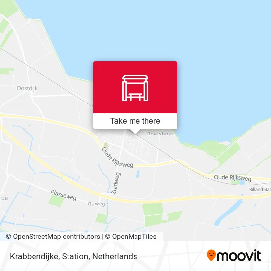 Krabbendijke, Station Karte