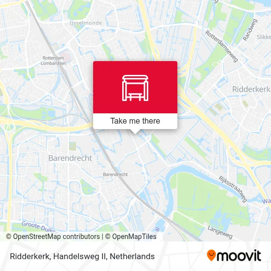 Ridderkerk, Handelsweg II map