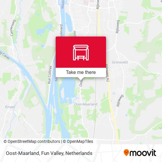 Oost-Maarland, Fun Valley map