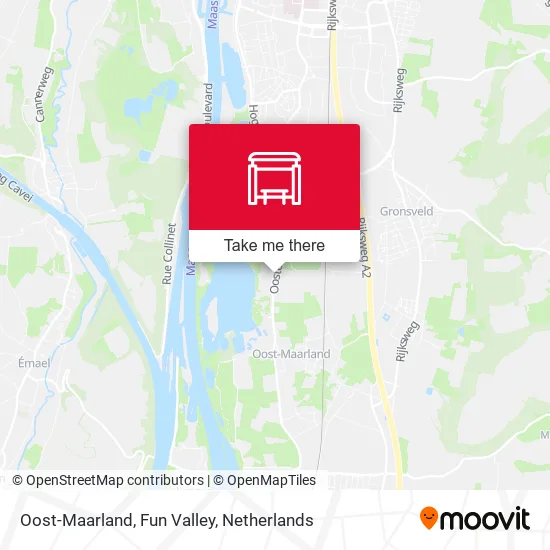 Oost-Maarland, Fun Valley map