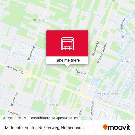 Middenbeemster, Nekkerweg map