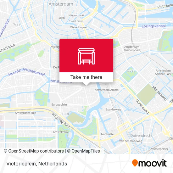 Victorieplein Karte