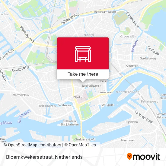 Bloemkwekersstraat map