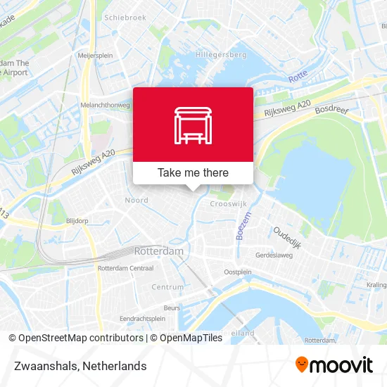 Zwaanshals map