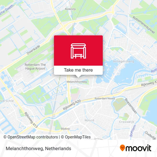 Melanchthonweg map