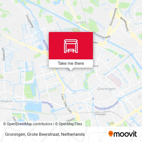 Groningen, Grote Beerstraat map