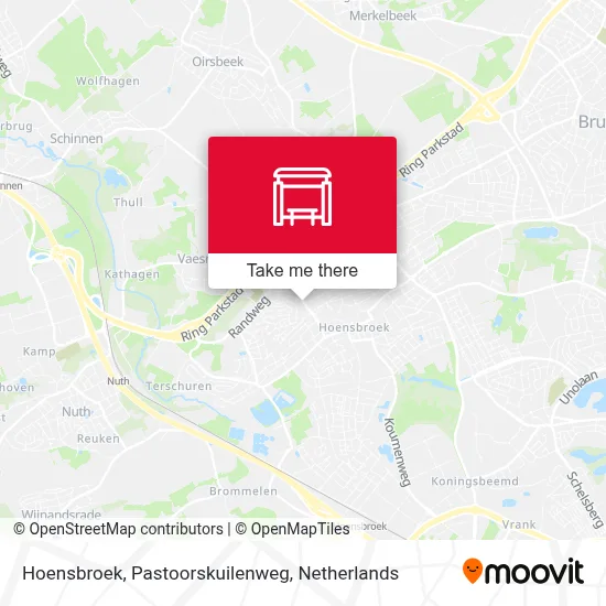 Hoensbroek, Pastoorskuilenweg map