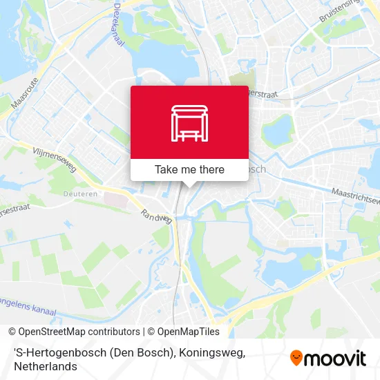 'S-Hertogenbosch (Den Bosch), Koningsweg map