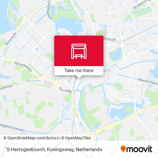 'S-Hertogenbosch, Koningsweg Karte