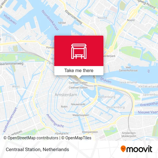 Centraal Station map