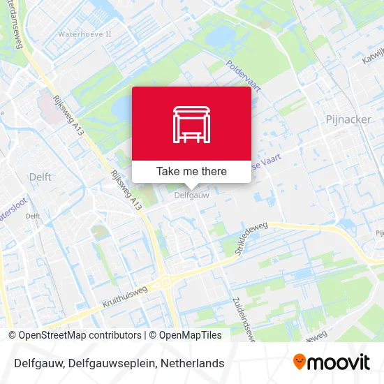 Delfgauw, Delfgauwseplein map