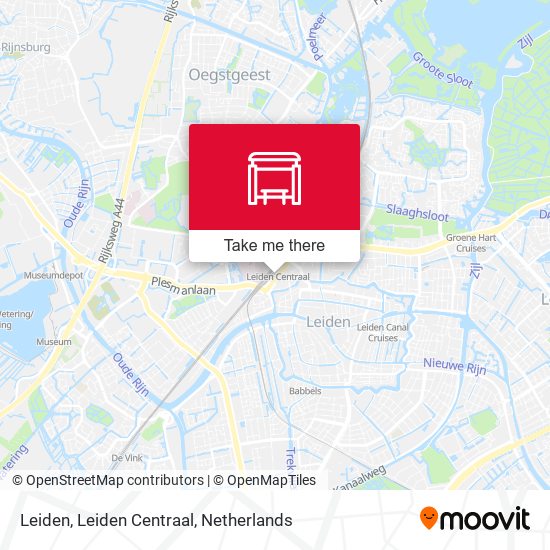 Leiden, Leiden Centraal map