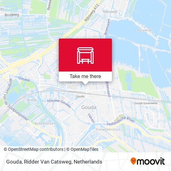 Gouda, Ridder Van Catsweg map