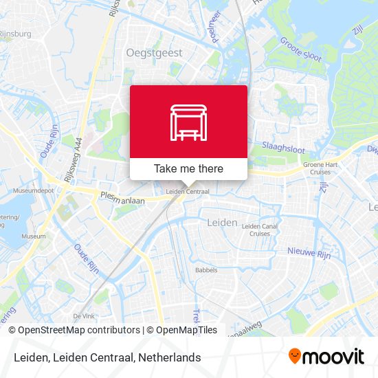 Leiden, Leiden Centraal map
