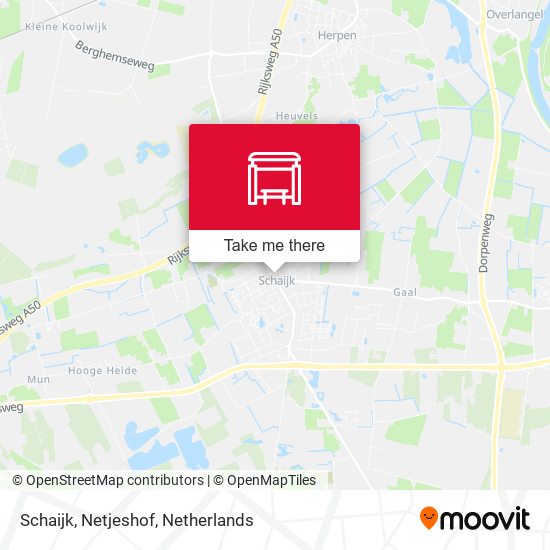Schaijk, Netjeshof map
