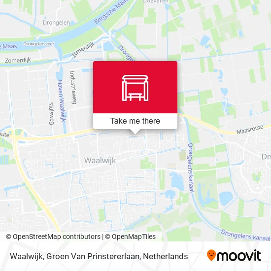 Waalwijk, Groen Van Prinstererlaan map