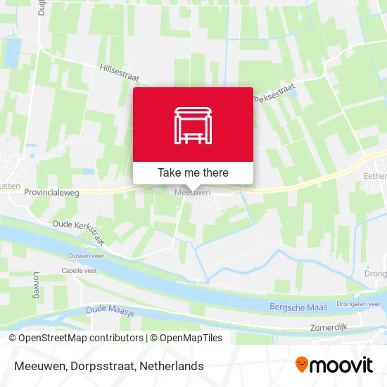 Meeuwen, Dorpsstraat map