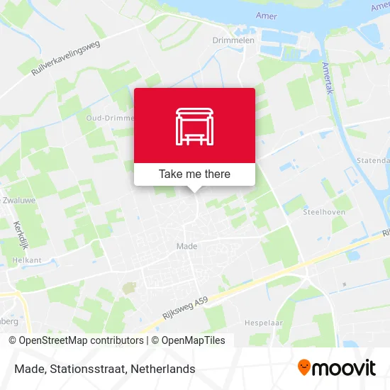 Made, Stationsstraat map