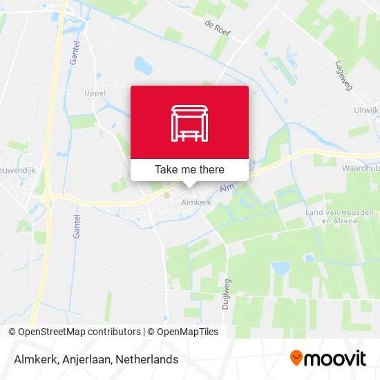 Almkerk, Anjerlaan map