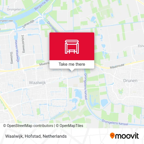 Waalwijk, Hofstad map