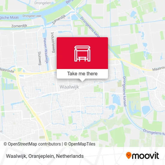 Waalwijk, Oranjeplein map