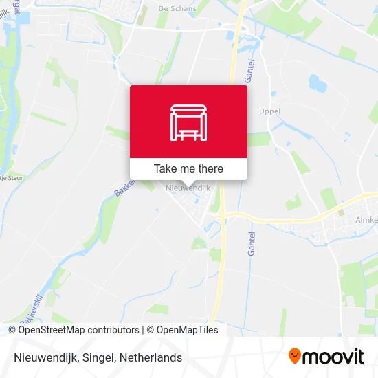 Nieuwendijk, Singel Karte