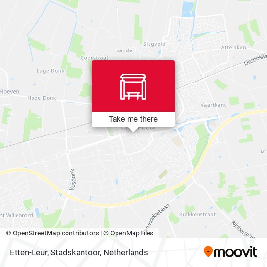 Etten-Leur, Stadskantoor map