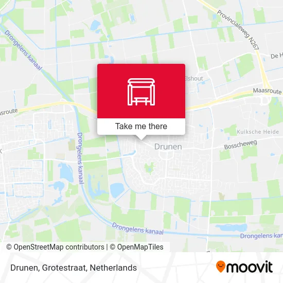 Drunen, Grotestraat map