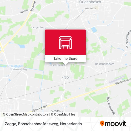 Zegge, Bosschenhoofdseweg map