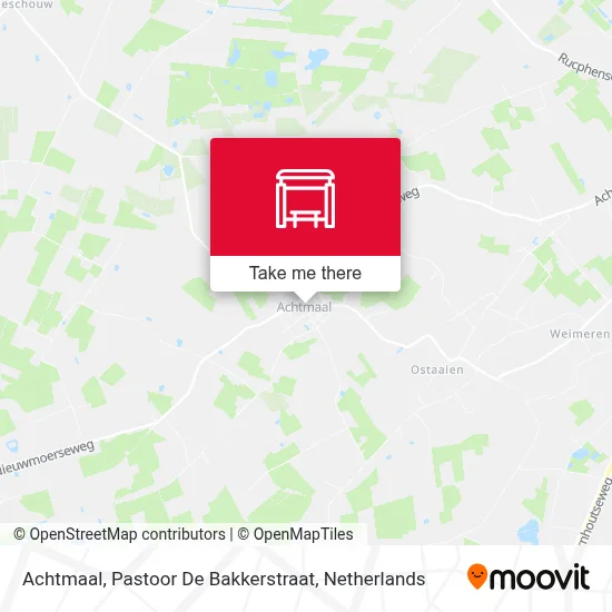 Achtmaal, Pastoor De Bakkerstraat map