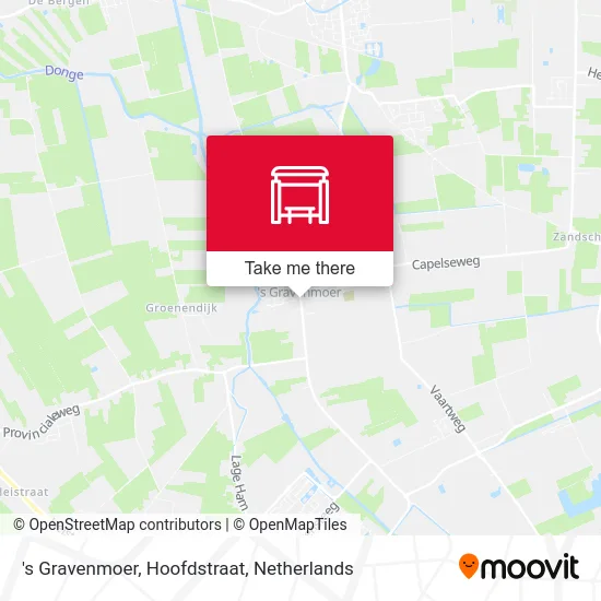 's Gravenmoer, Hoofdstraat map