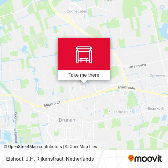 Elshout, J.H. Rijkenstraat map