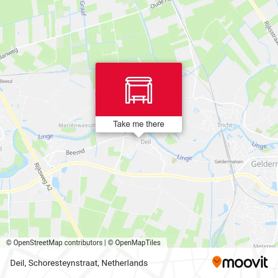 Deil, Schoresteynstraat map