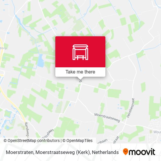 Moerstraten, Moerstraatseweg (Kerk) map