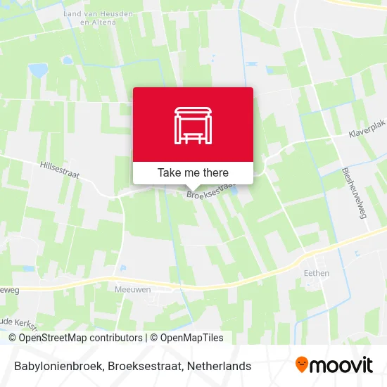 Babylonienbroek, Broeksestraat Karte