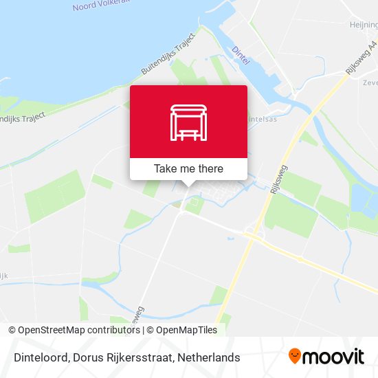 Dinteloord, Dorus Rijkersstraat map